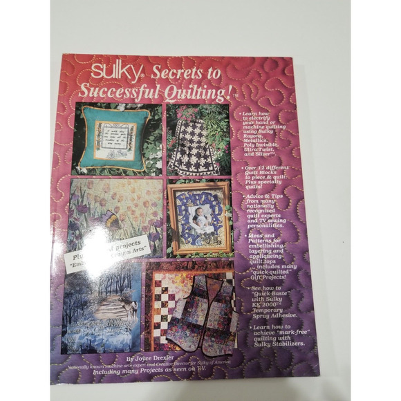 Sulky Secrets To Successful Quilting! book item no. 470 - Picture 2 of 2
